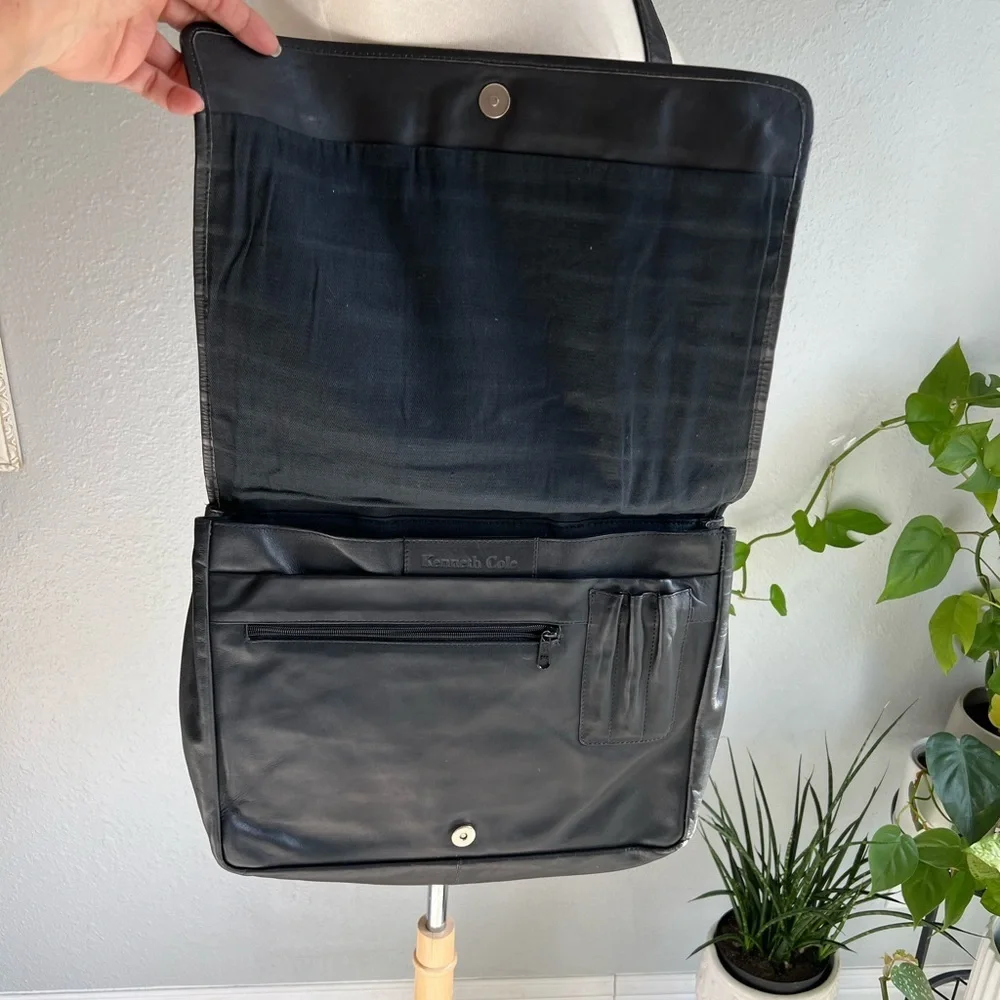 Kenneth Cole Leather Laptop/Briefcase